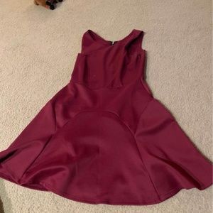 Maroon dress